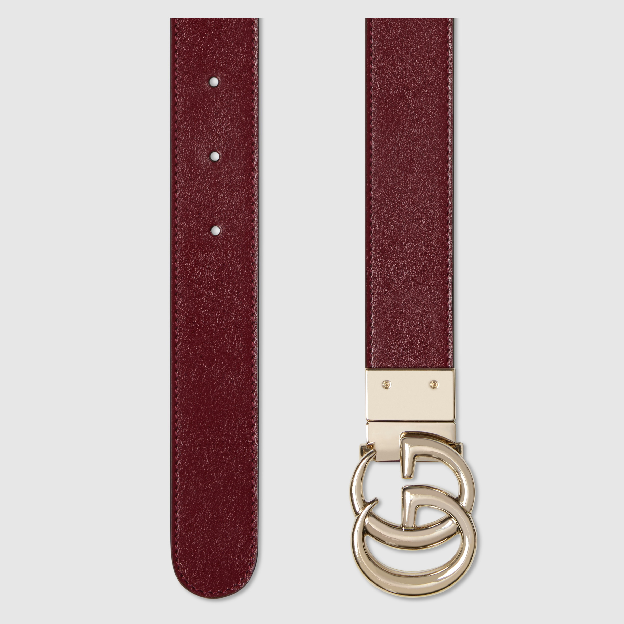 Reversible GG Marmont wide belt - 6