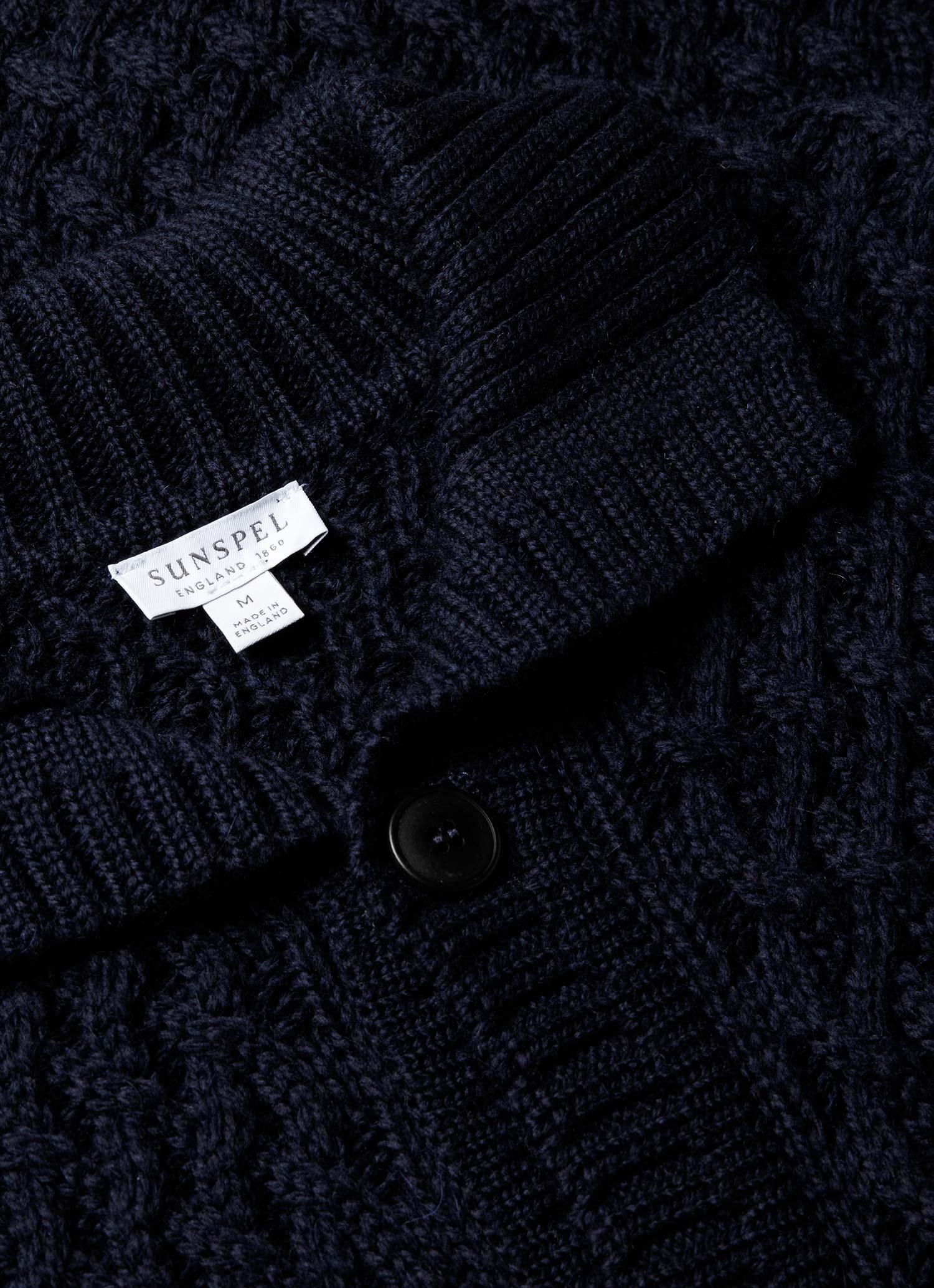 Cable Knit Cardigan Jacket - 4