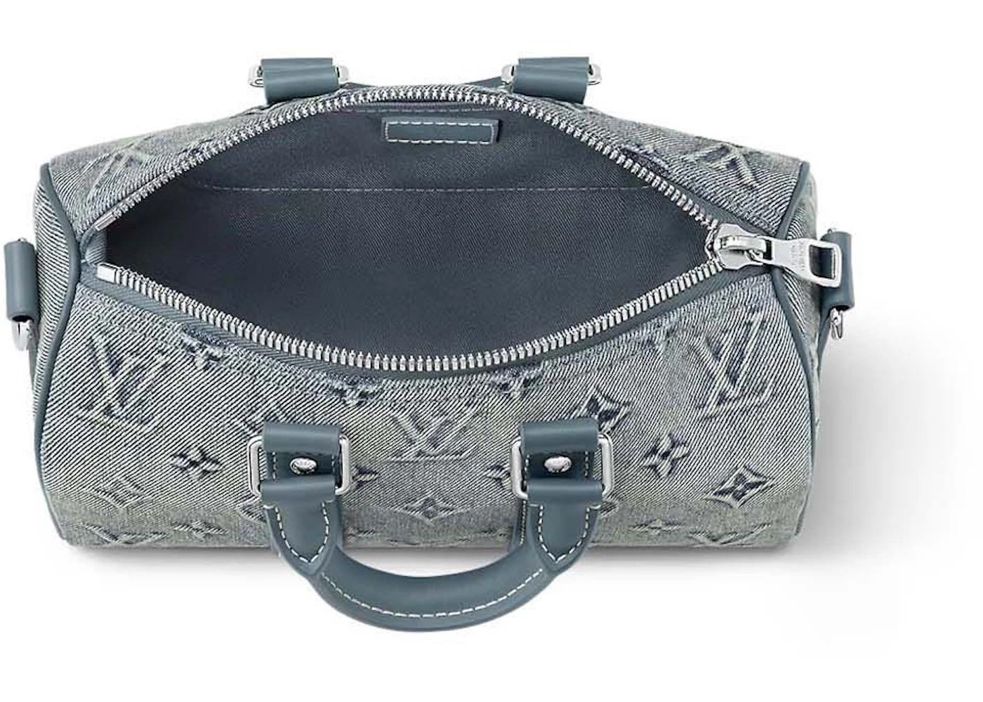 Louis Vuitton Keepall Bandouliere 25 Monogram Washed Denim canvas - 3