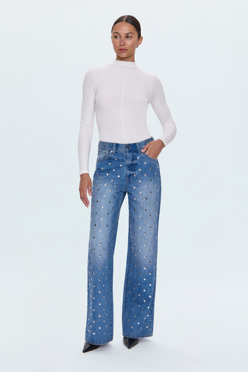 HENDRIX HIGH RISE BAGGY JEAN- CHARMED 5