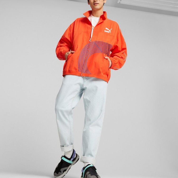 Puma Track Meet T7 Track Jacket 'Orange' 539020-20 - 3