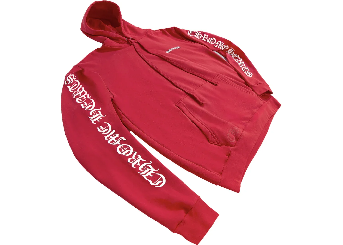 Chrome Hearts Red Hoodie Red/White - 1