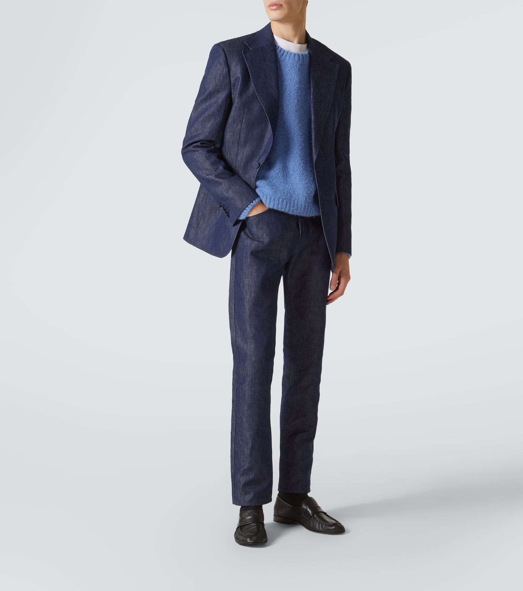Cotton and linen blazer - 2
