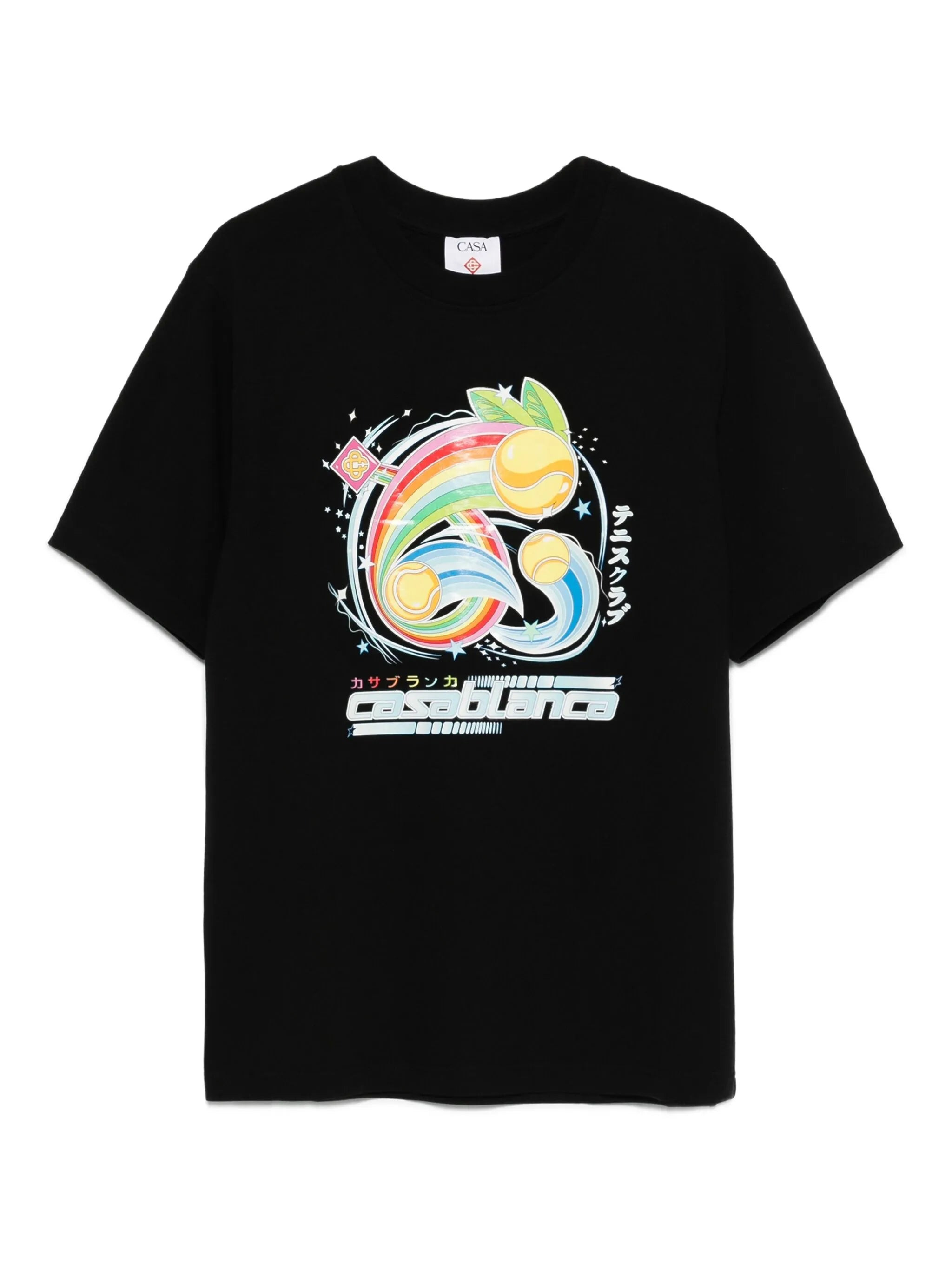 Casablanca Rainbow-print T-shirt - 1