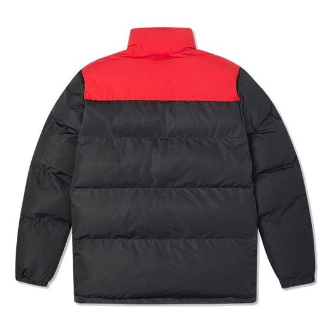 Converse Colorblock Down Jacket 'Black Red' 10020541-A01 - 2