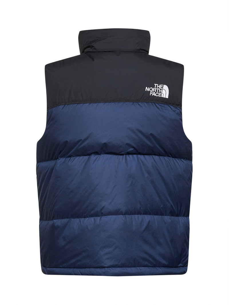 The North Face Blue 1996 Retro Nuptse padded vest outlook
