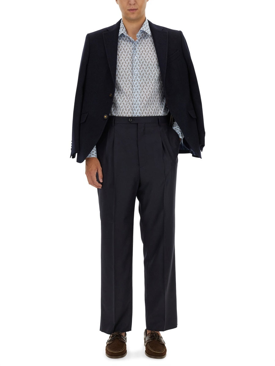 Etro Men Wool Pants - 2