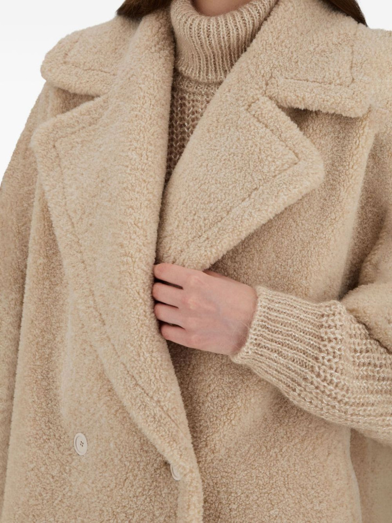 Herno double-breasted short-sleeve coat outlook