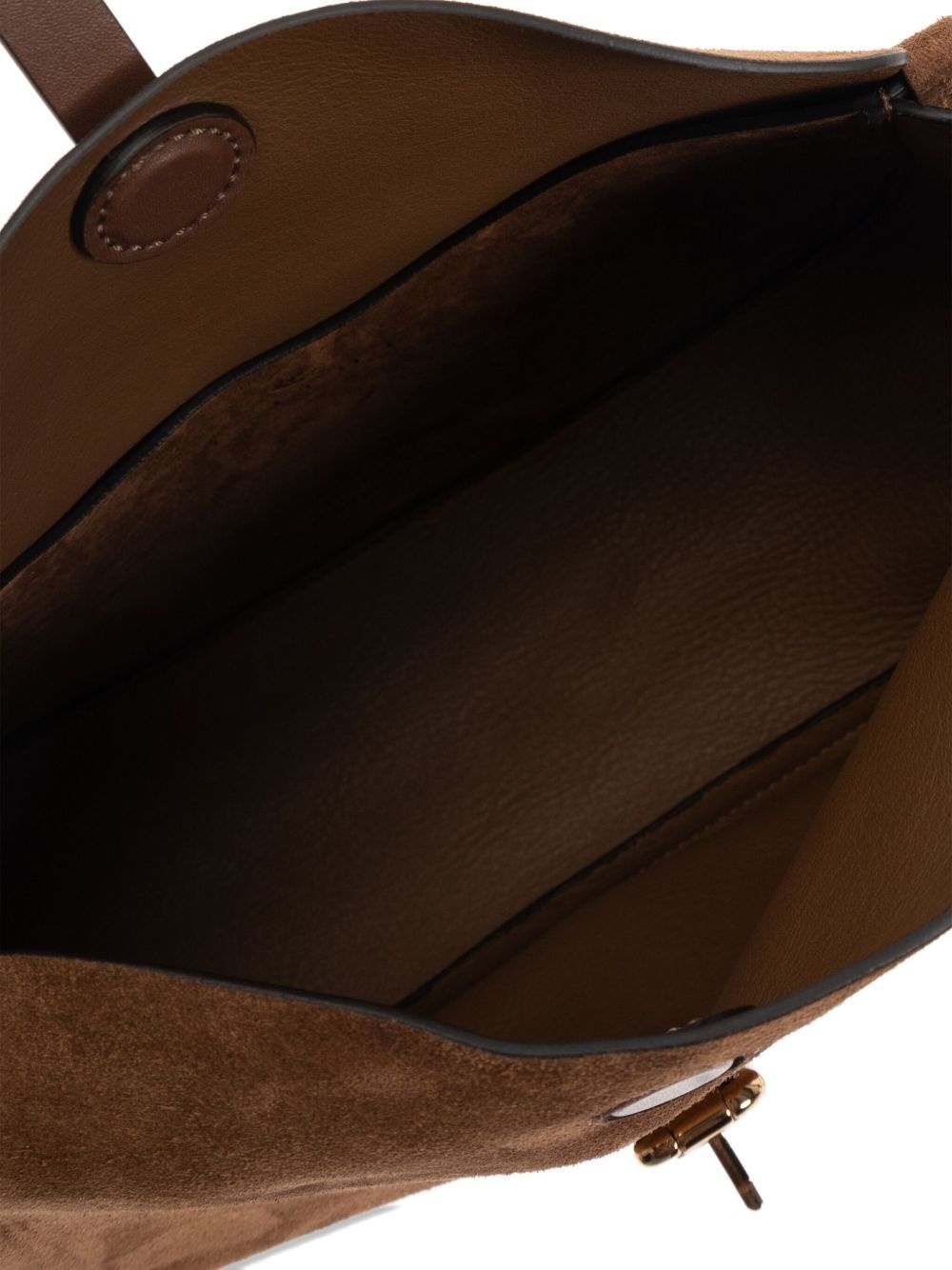 suede saddle crossbody bag - 4