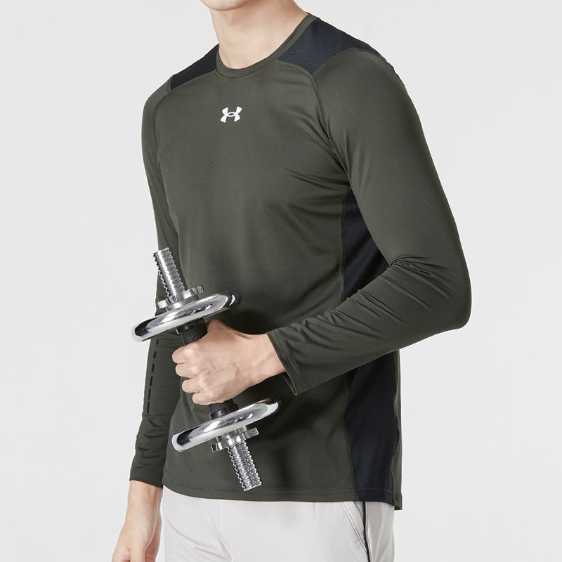Under Armour HeatGear Vent Fitted Long Sleeve 'Green' 1370659-310 - 5