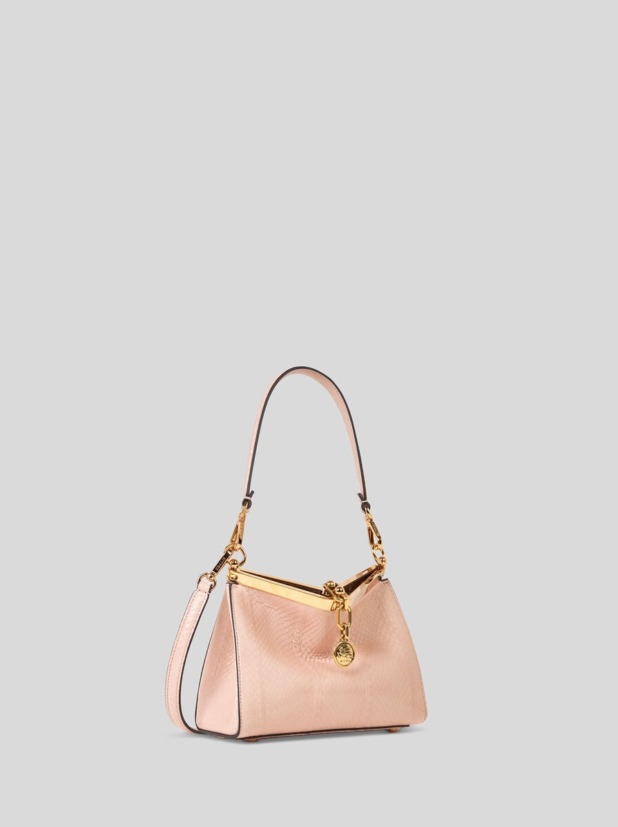 SMALL VELA BAG IN FINE ELAPHE SNAKESKIN - 5