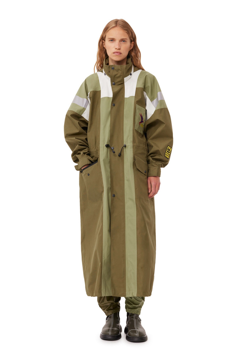 GANNI GANNI X 66°NORTH KRIA LONG COAT outlook
