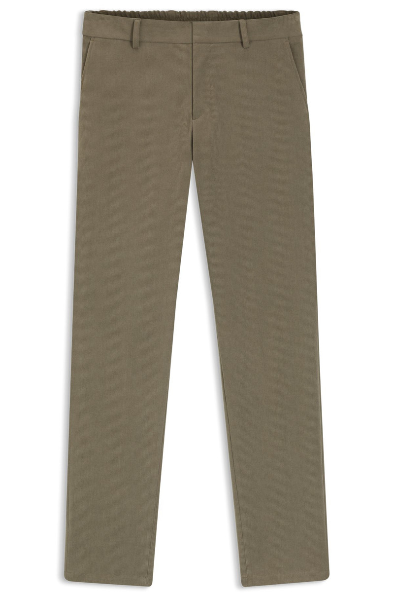 SLIM-FIT TROUSERS IN STRETCH CORDUROY 1