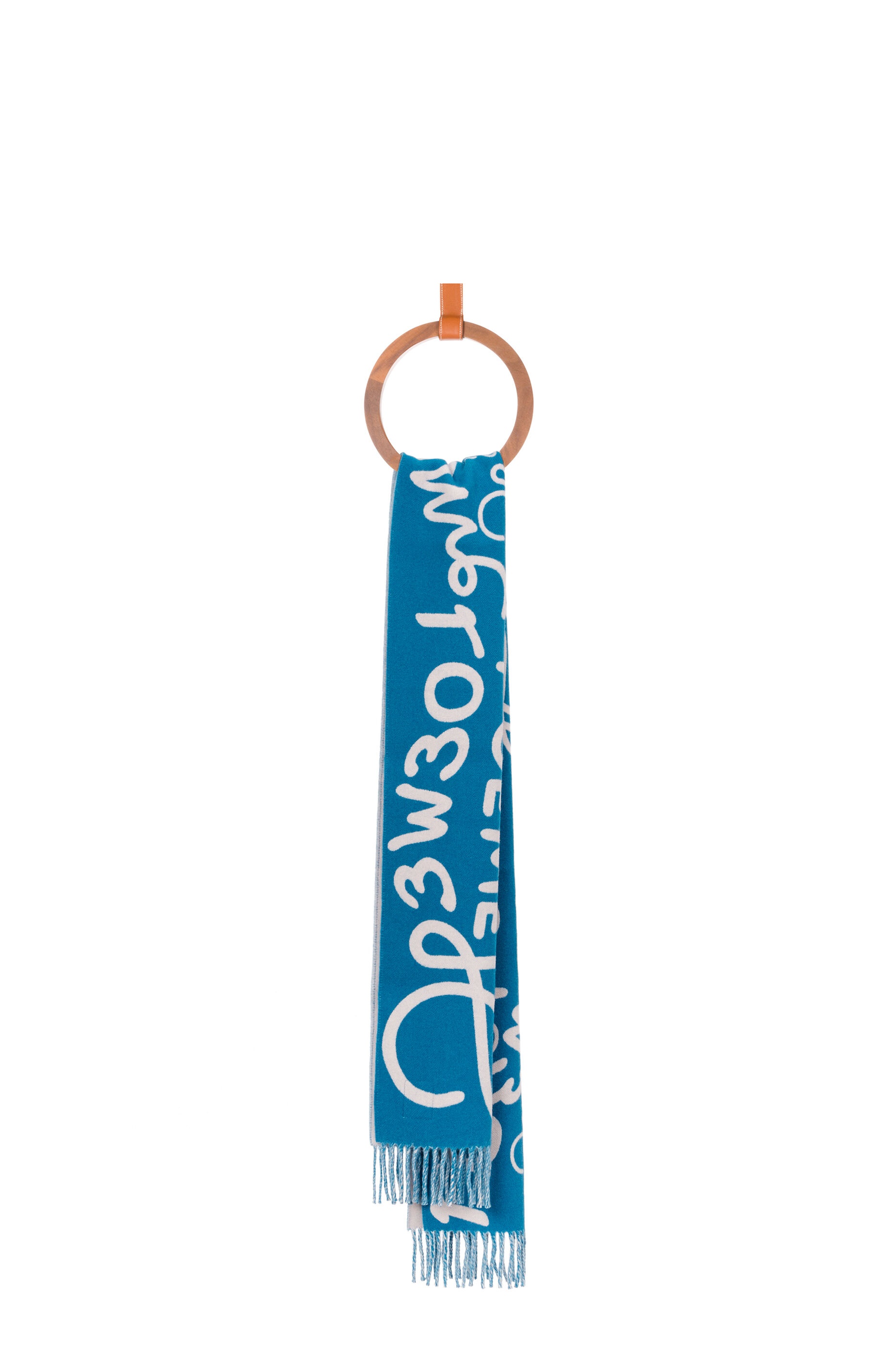LOEWE scarf in wool and cashmere - 2