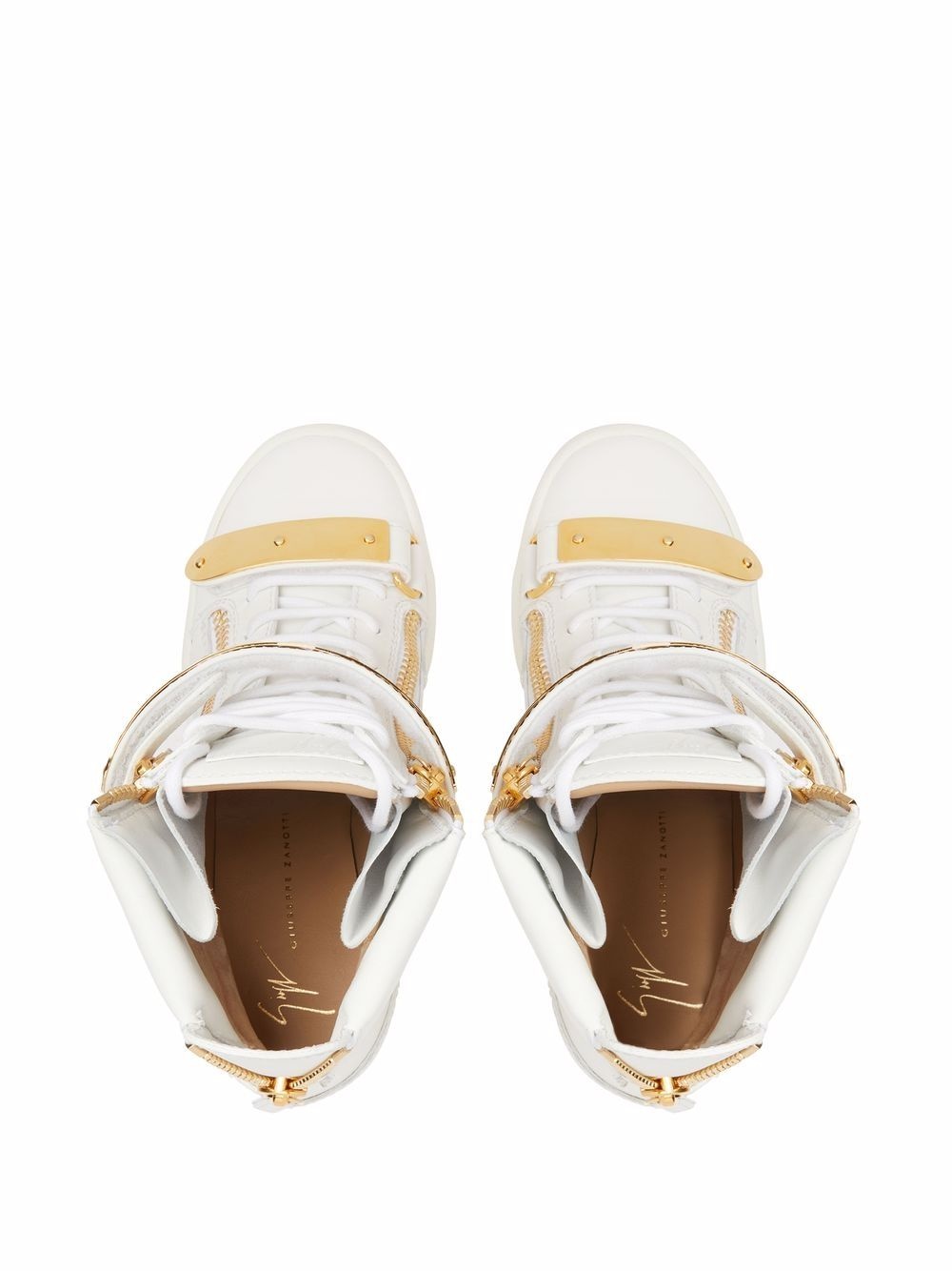 Coby wedge-heel sneakers - 4