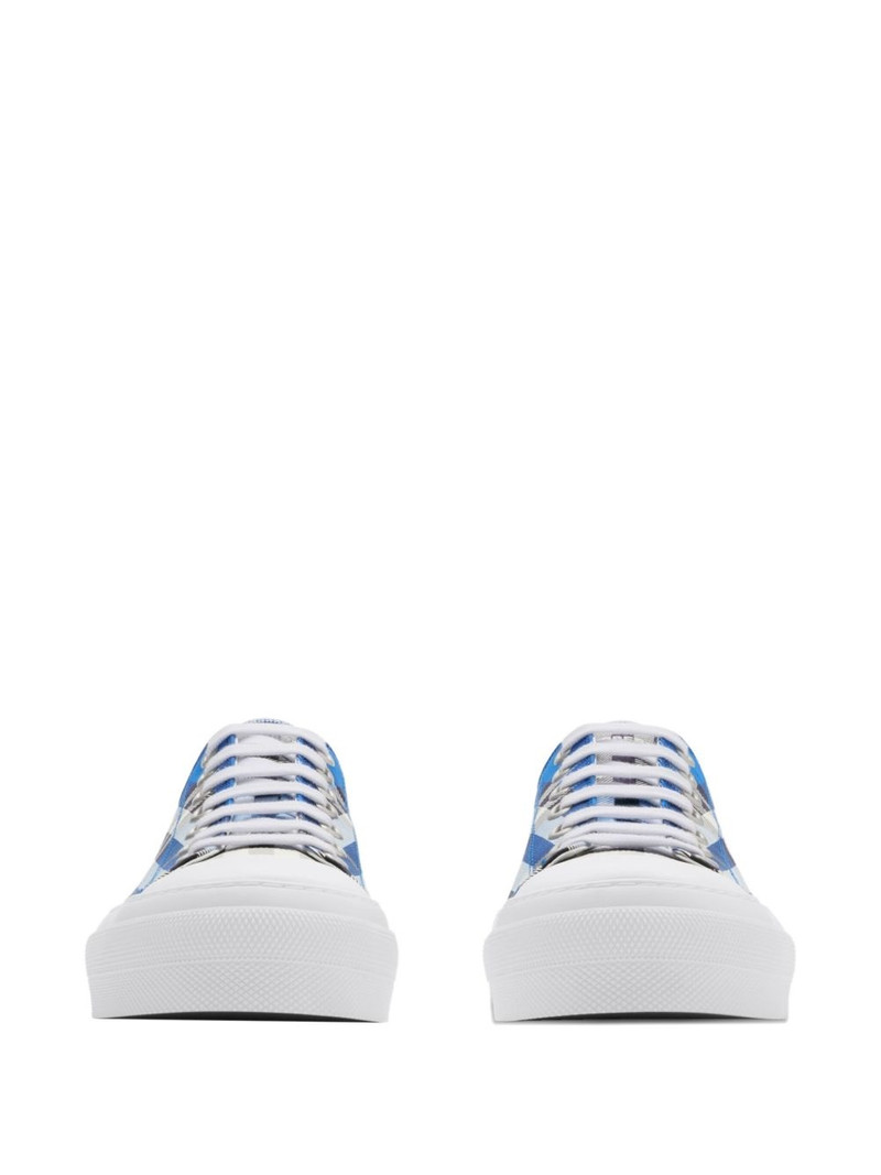 Burberry checked sneakers outlook