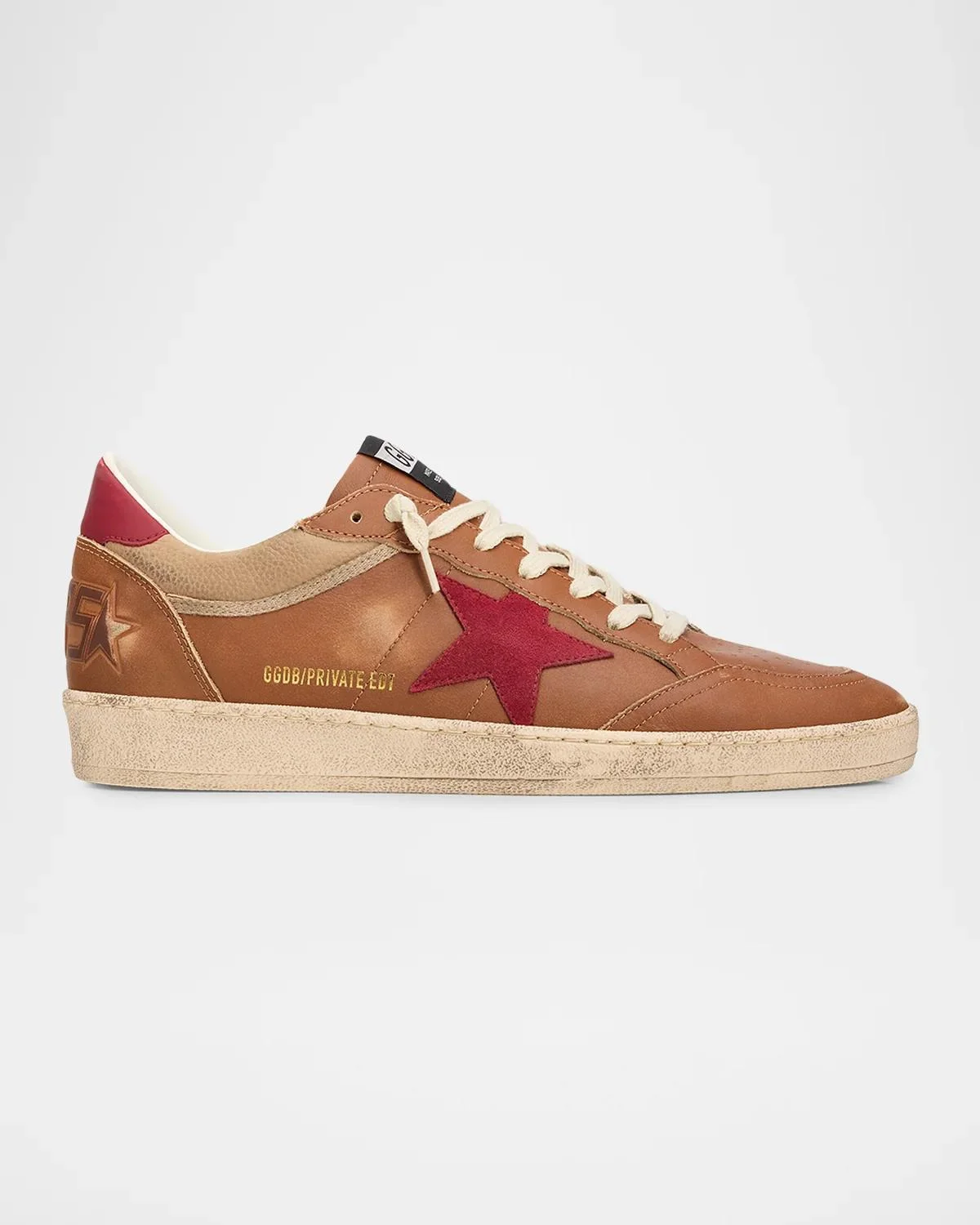 Men's Ballstar Suede-Star Leather Sneakers - 1