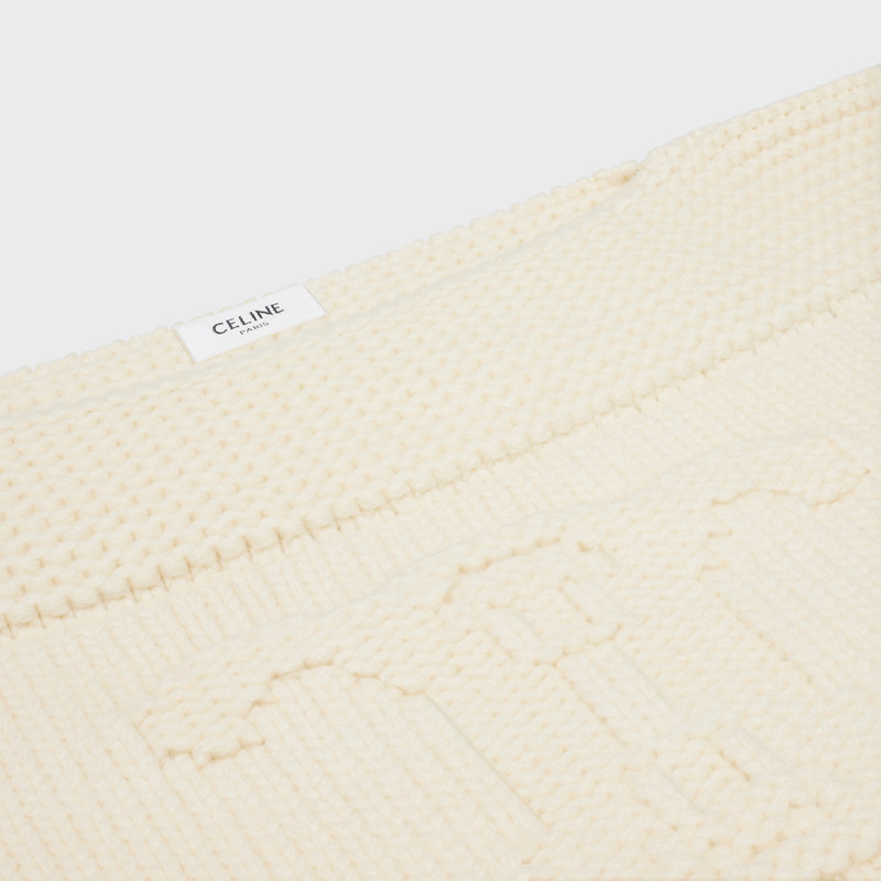 boat neck sweater in chunky cashmere 3