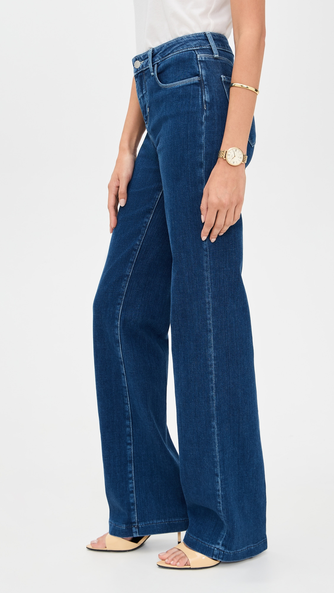 Clayton High Rise Wide Leg Jeans - 3