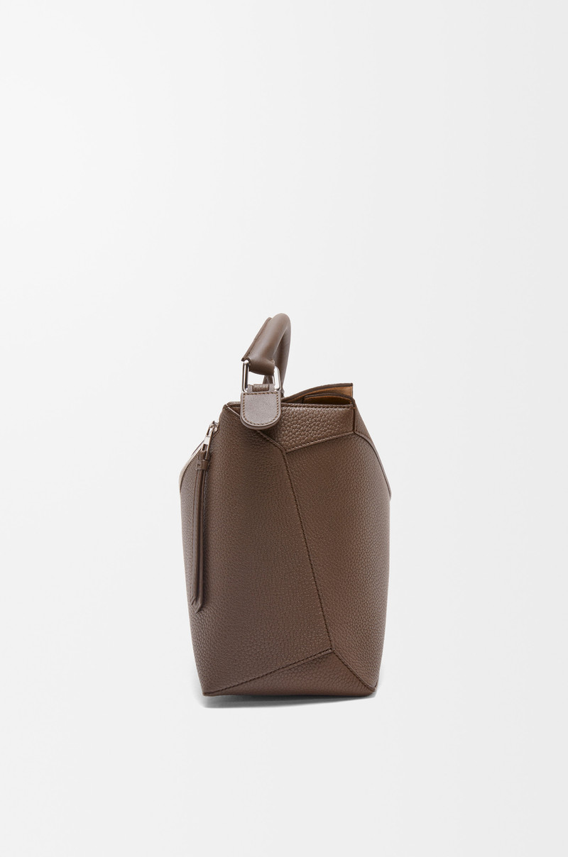 Large Puzzle Edge bag in grained calfskin 4