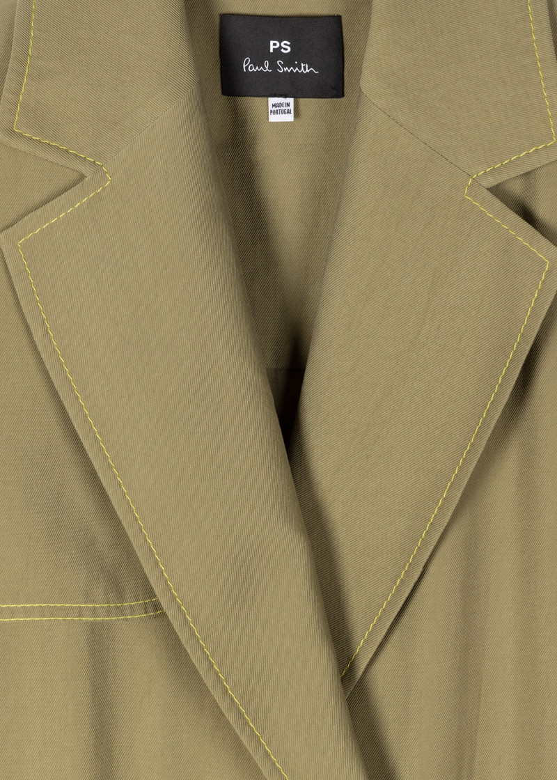 Paul Smith Khaki Trench Coat outlook