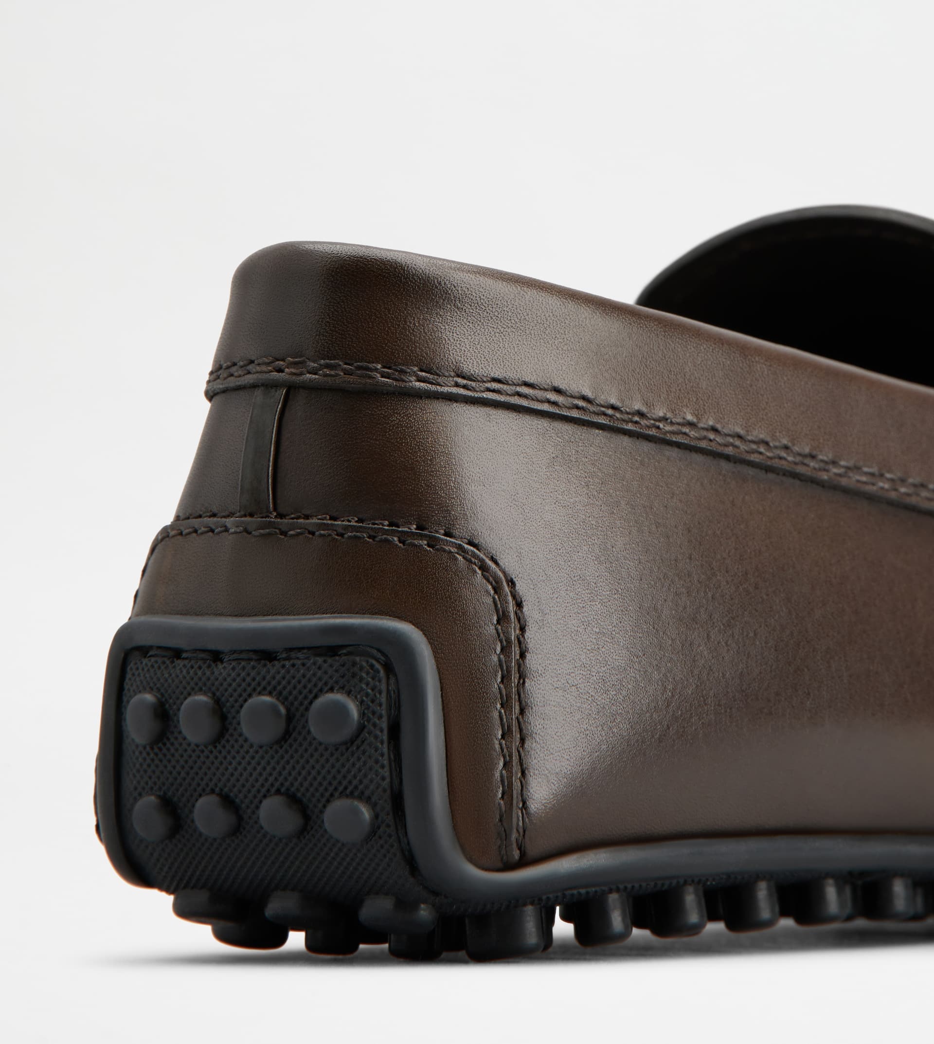 CITY GOMMINO DRIVING SHOES IN LEATHER - BROWN - 6
