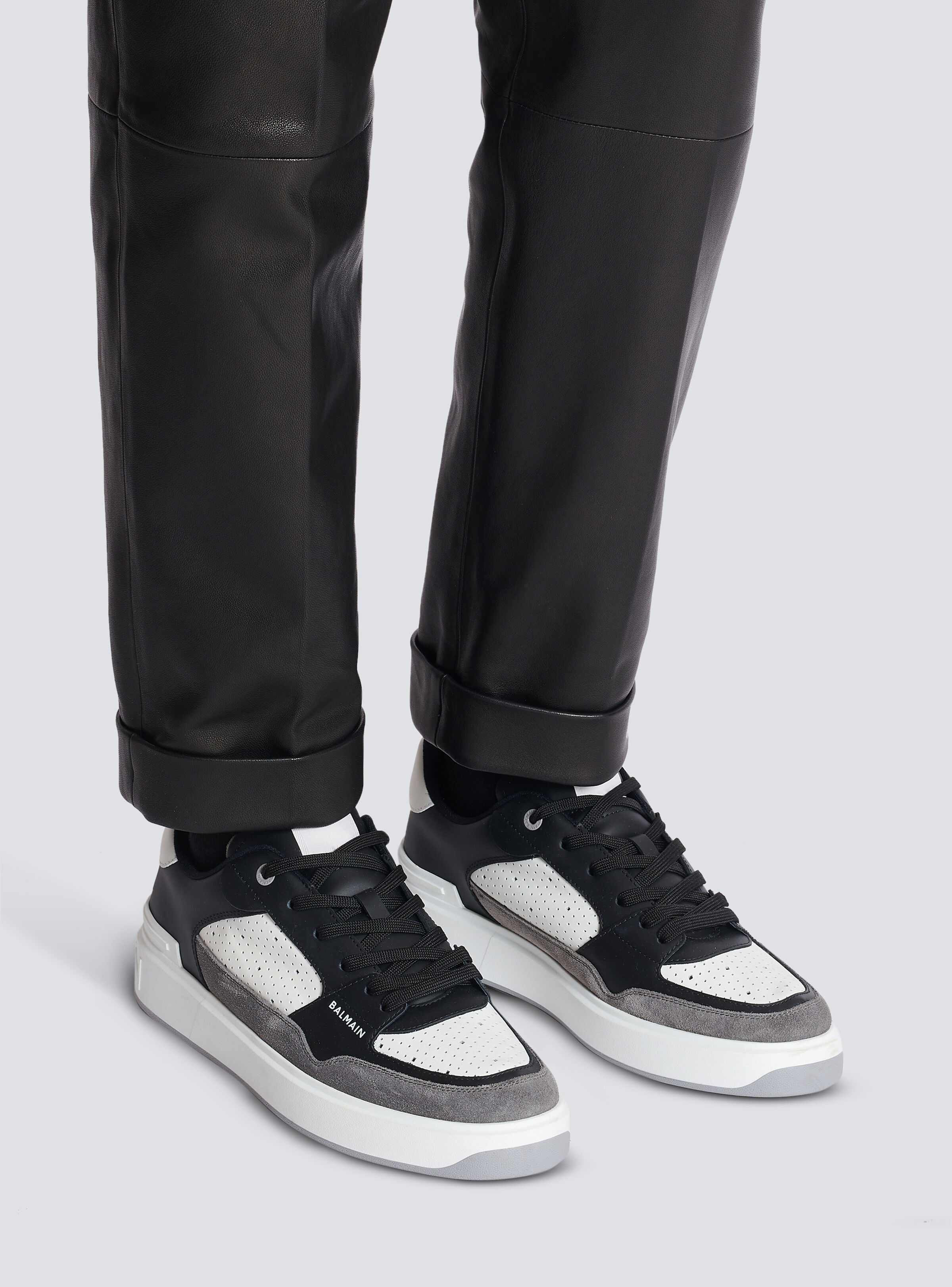 B-Court Flip trainers in leather and suede - 9