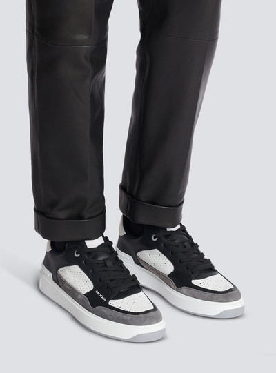 Balmain B-Court Flip trainers in leather and suede outlook