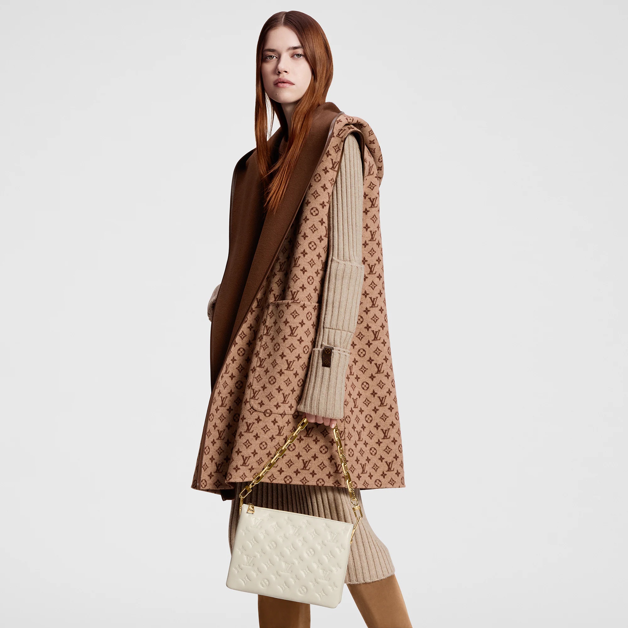 Reversible Zip-Off Wrap Coat - 4