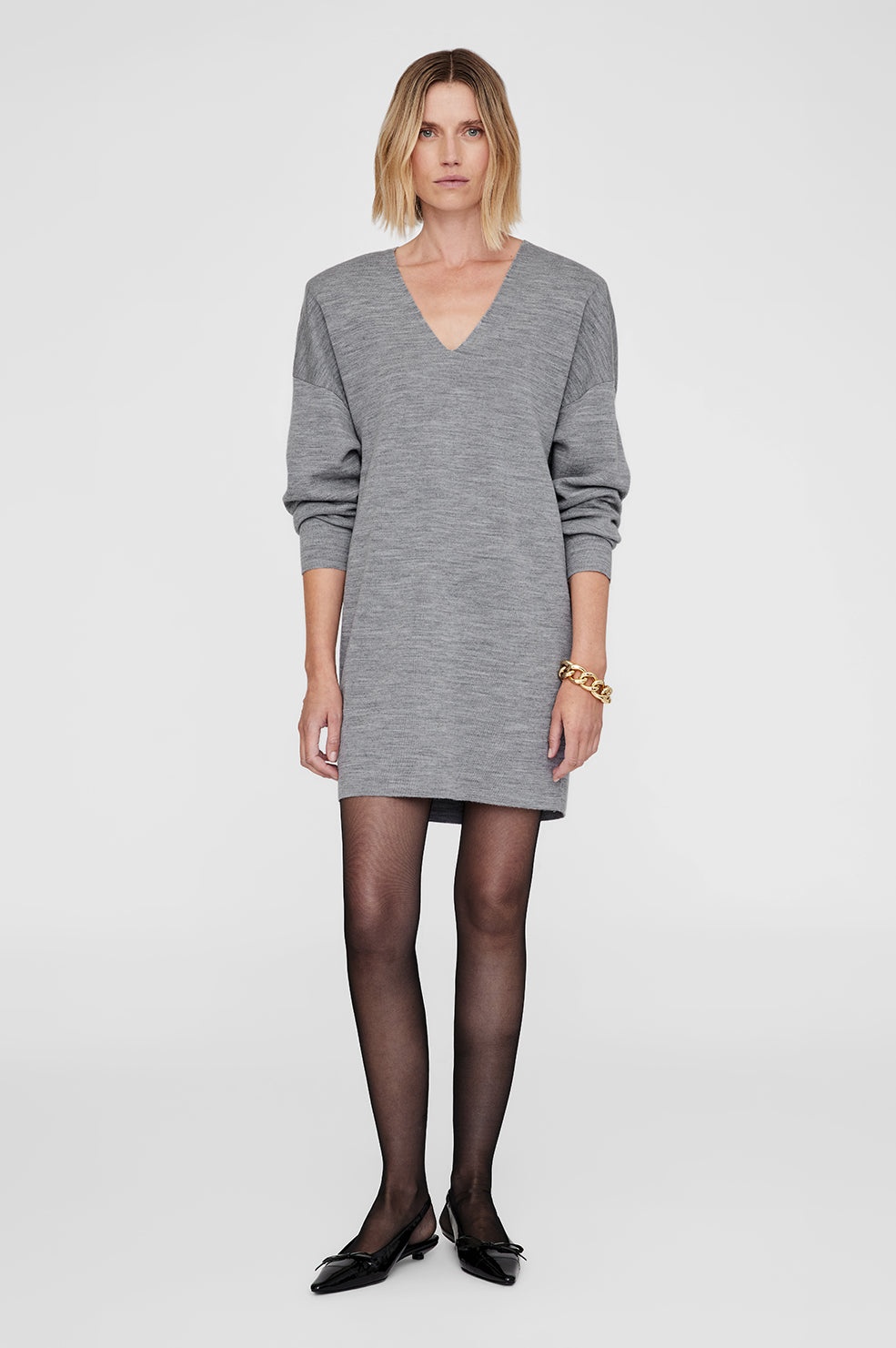 Essex Dress - Grey Melange - 2