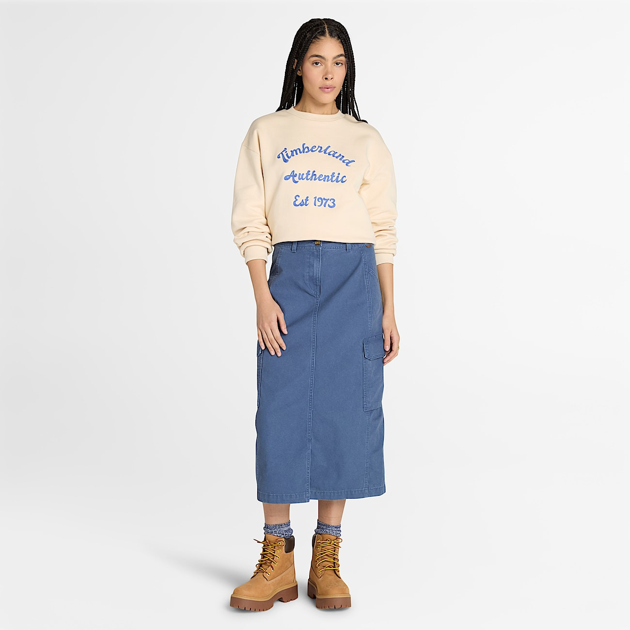 Women's Brushed Back Crewneck Sweatshirt - 3
