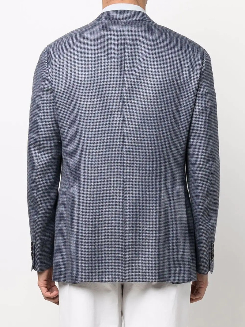 houndstooth single-breasted blazer 4