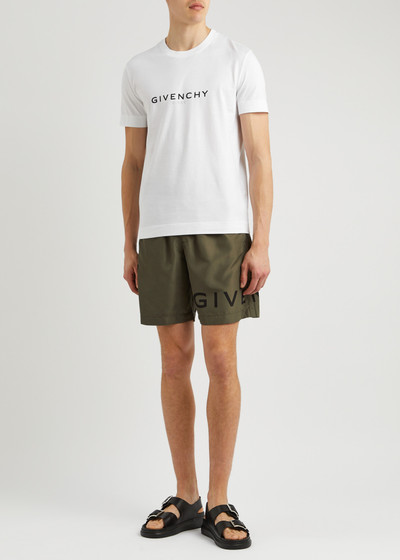 Givenchy Logo-print shell swim shorts outlook