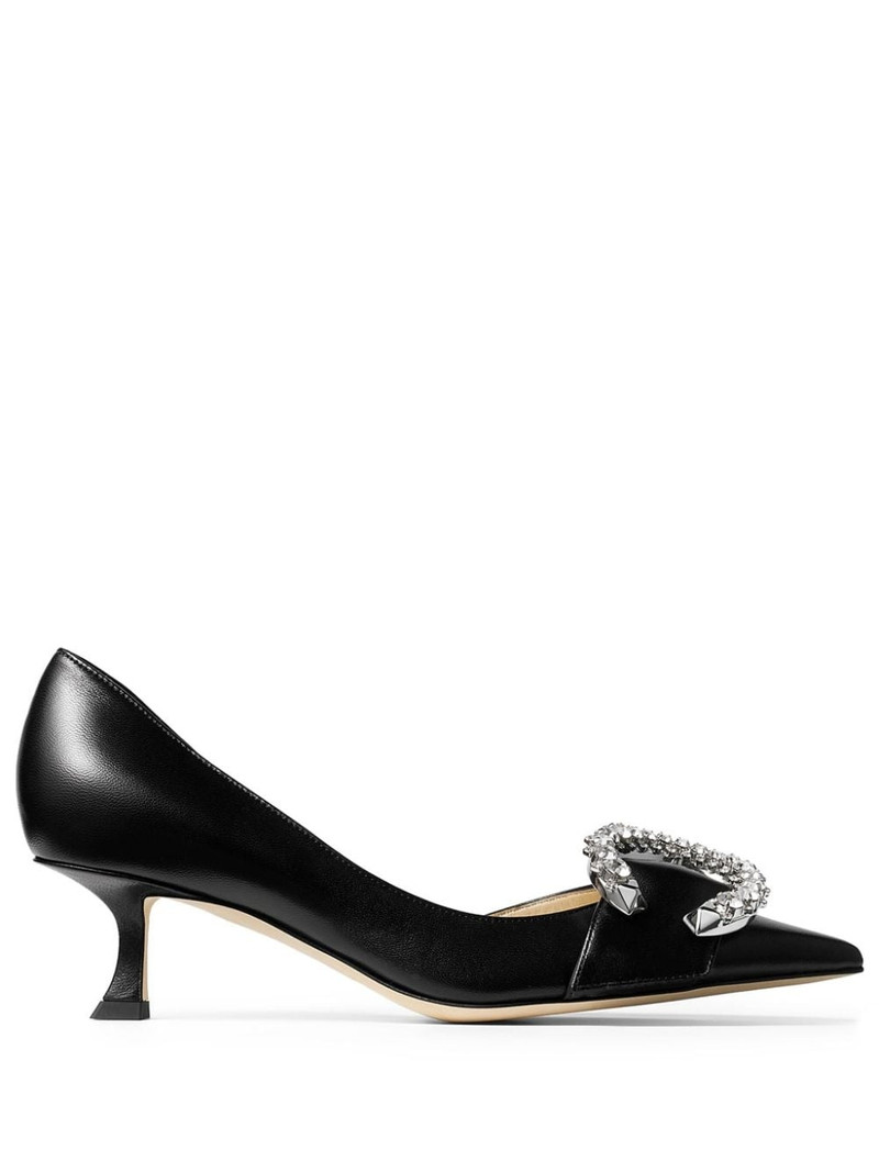Melva Dorsay 50mm leather pumps 1