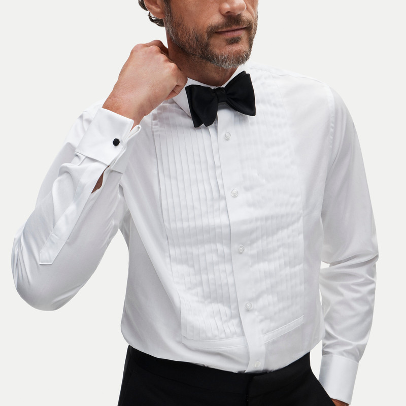 Ludlow pleated-bib tuxedo shirt 3