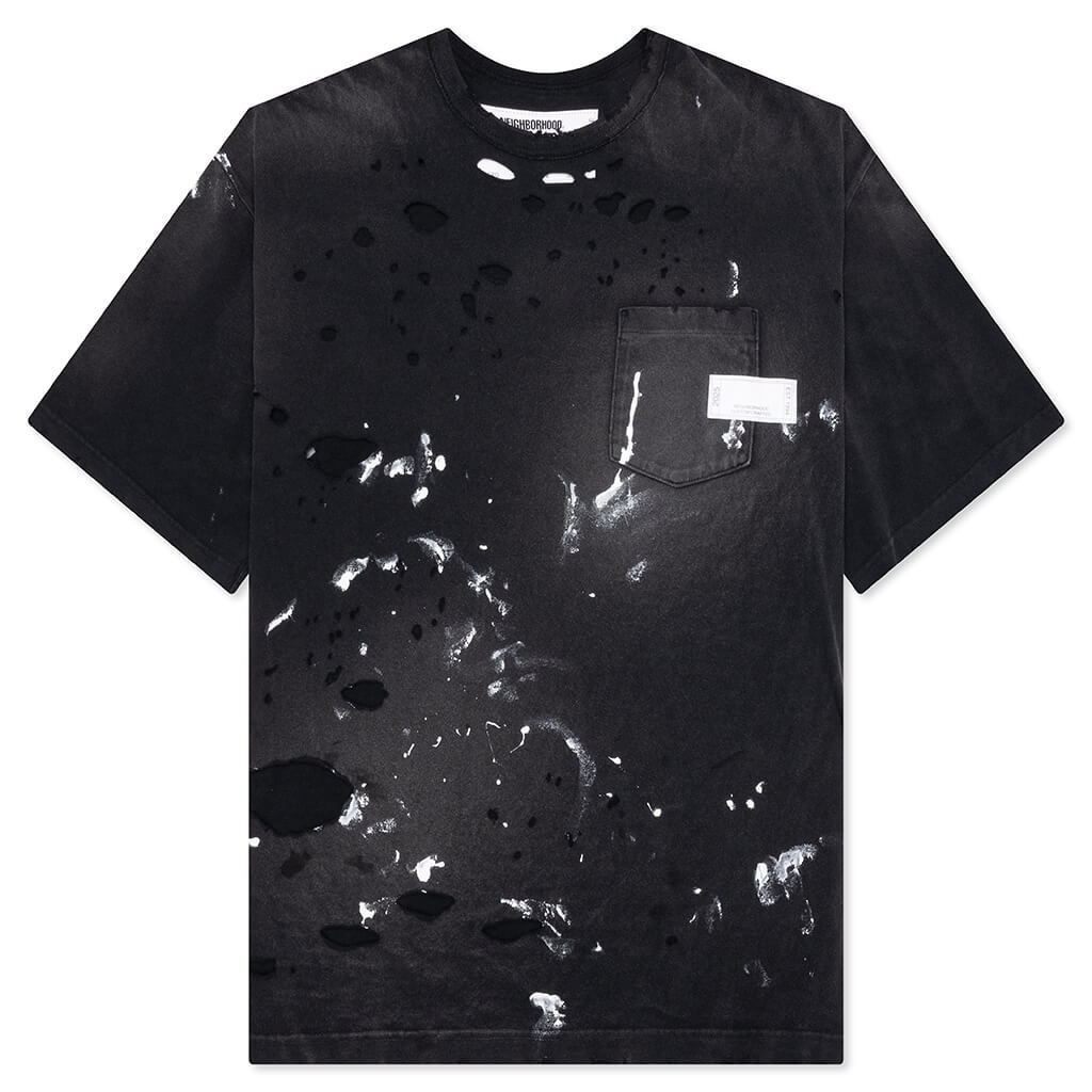 SAVAGE S/S POCKET CREWNECK - BLACK - 1