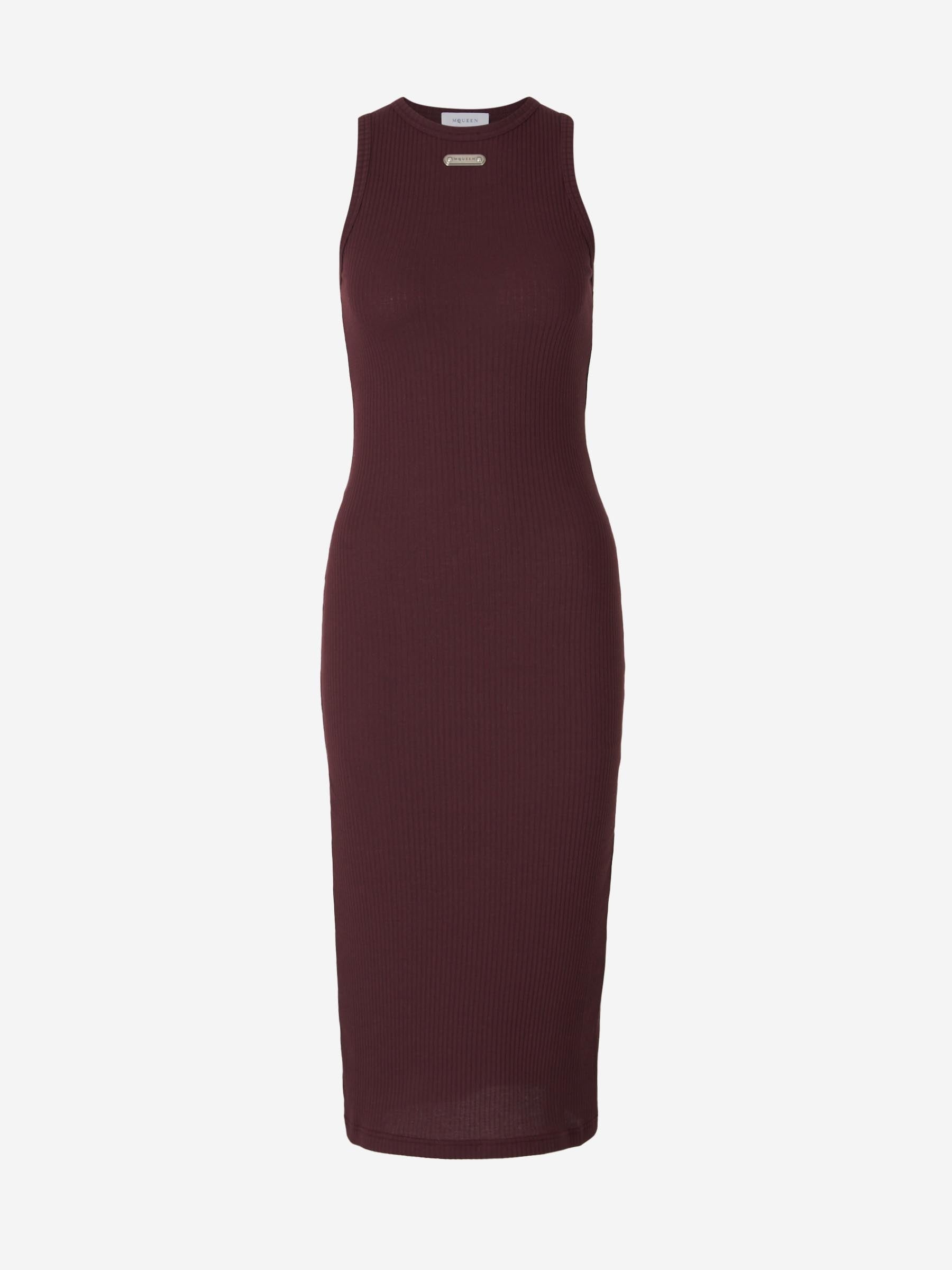 Alexander McQueen RIBBED MIDI DRESS | santaeulalia | REVERSIBLE