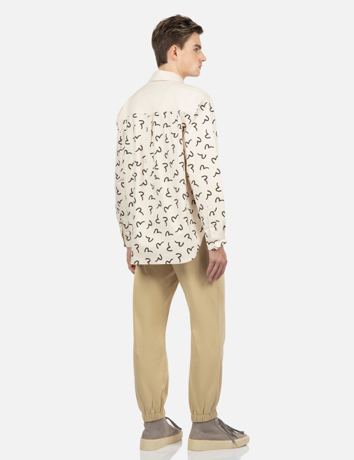 SEAGULL EMBROIDERY SWEATPANTS - 4