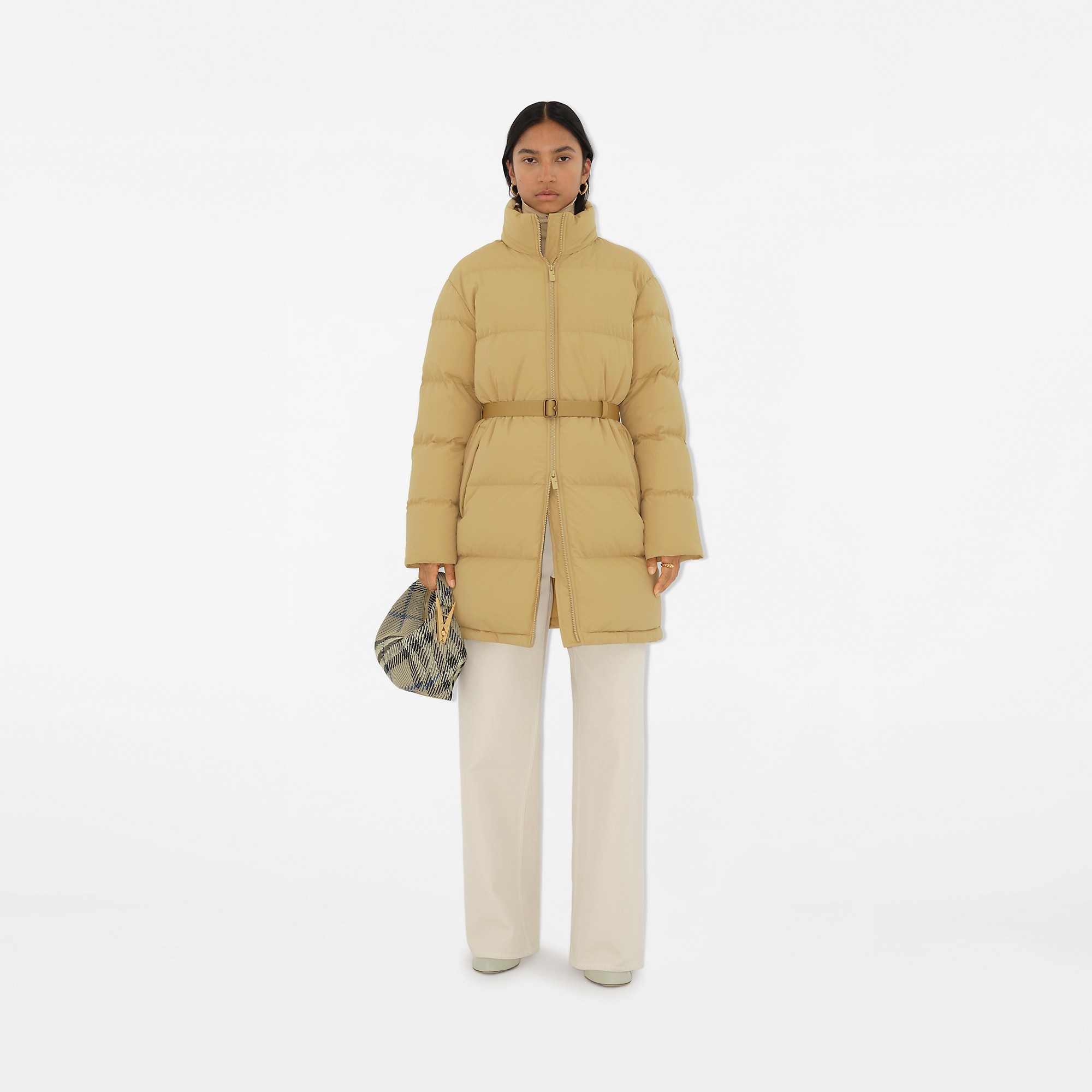 Nylon Puffer Coat - 5
