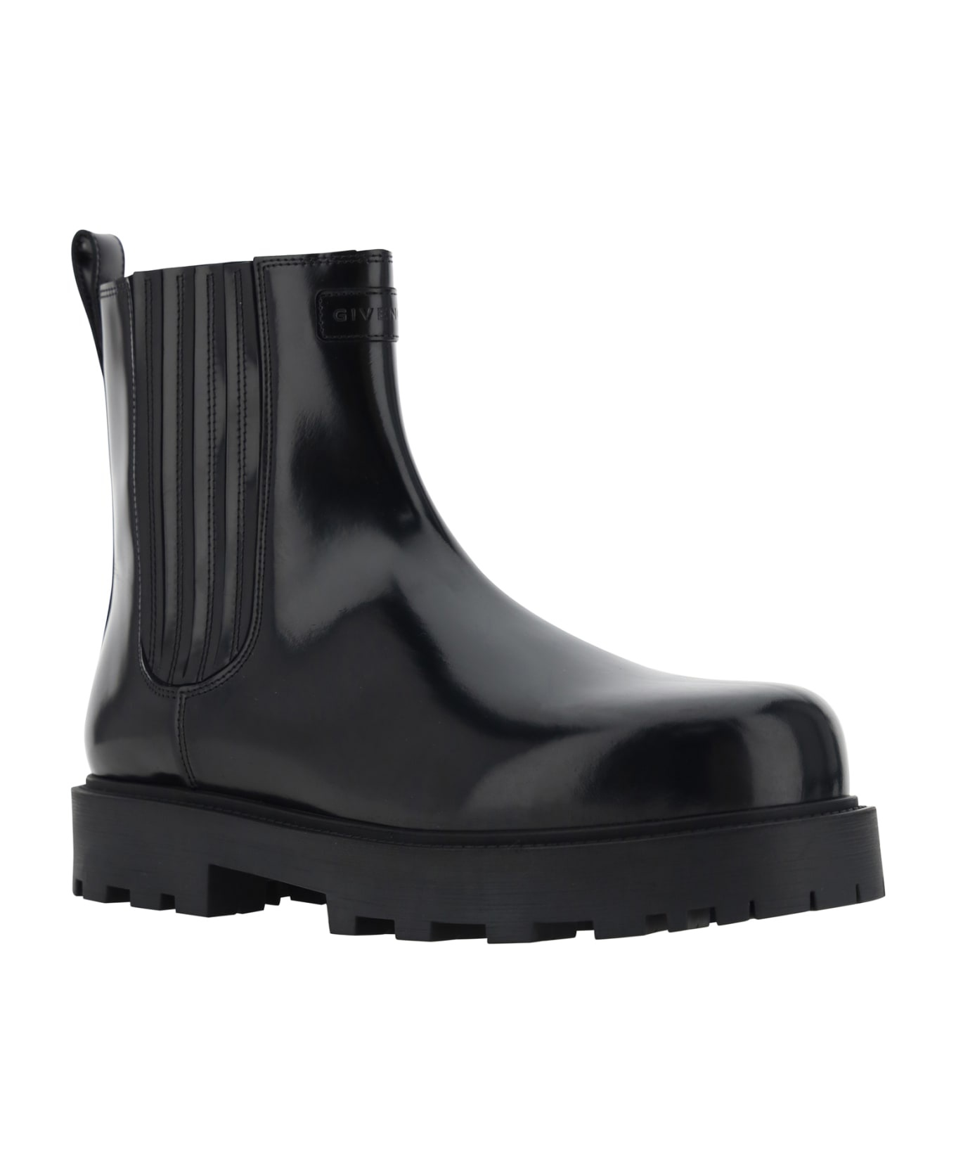 Brushed Leather Chelsea Boots - 2