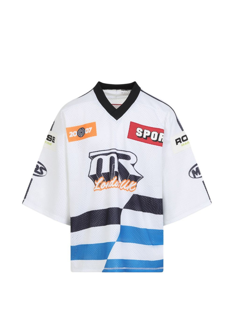 oversized hockey mesh t-shirt 1