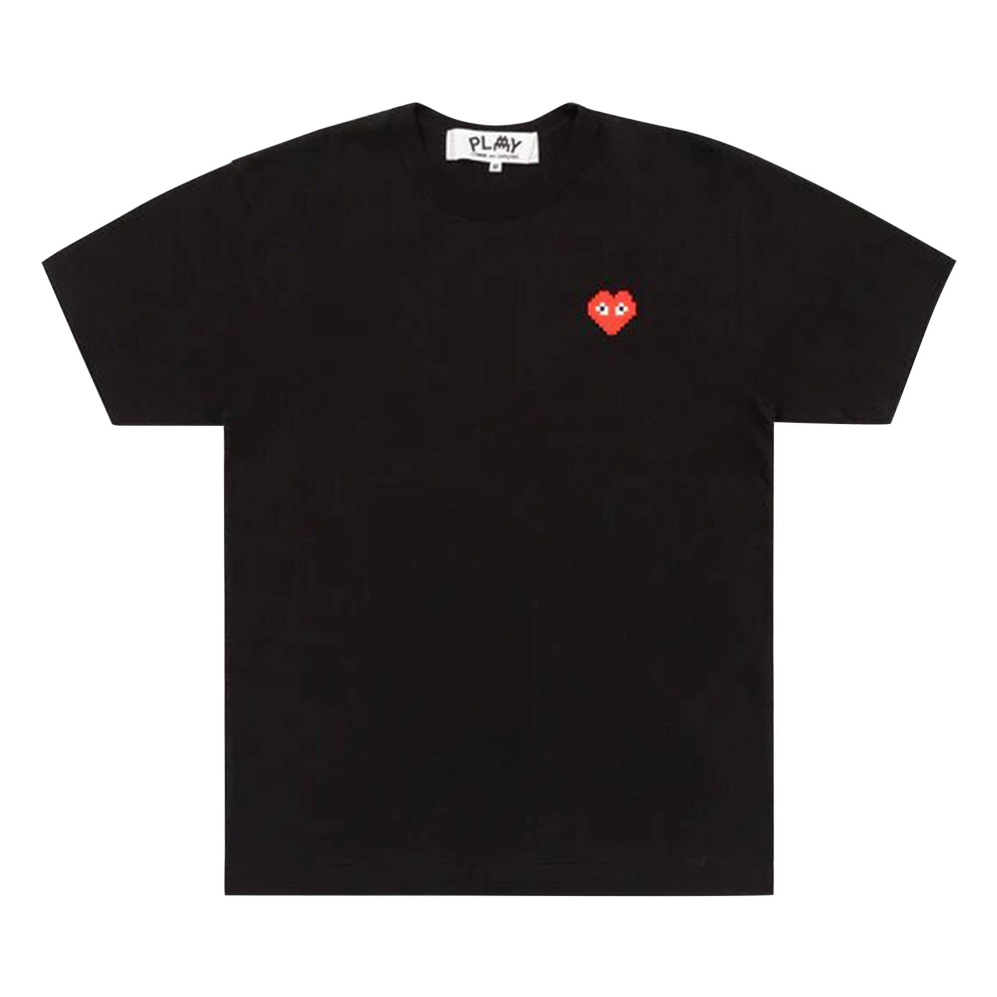 Comme des Garçons PLAY x Invader Heart Tee 'Black' - 1