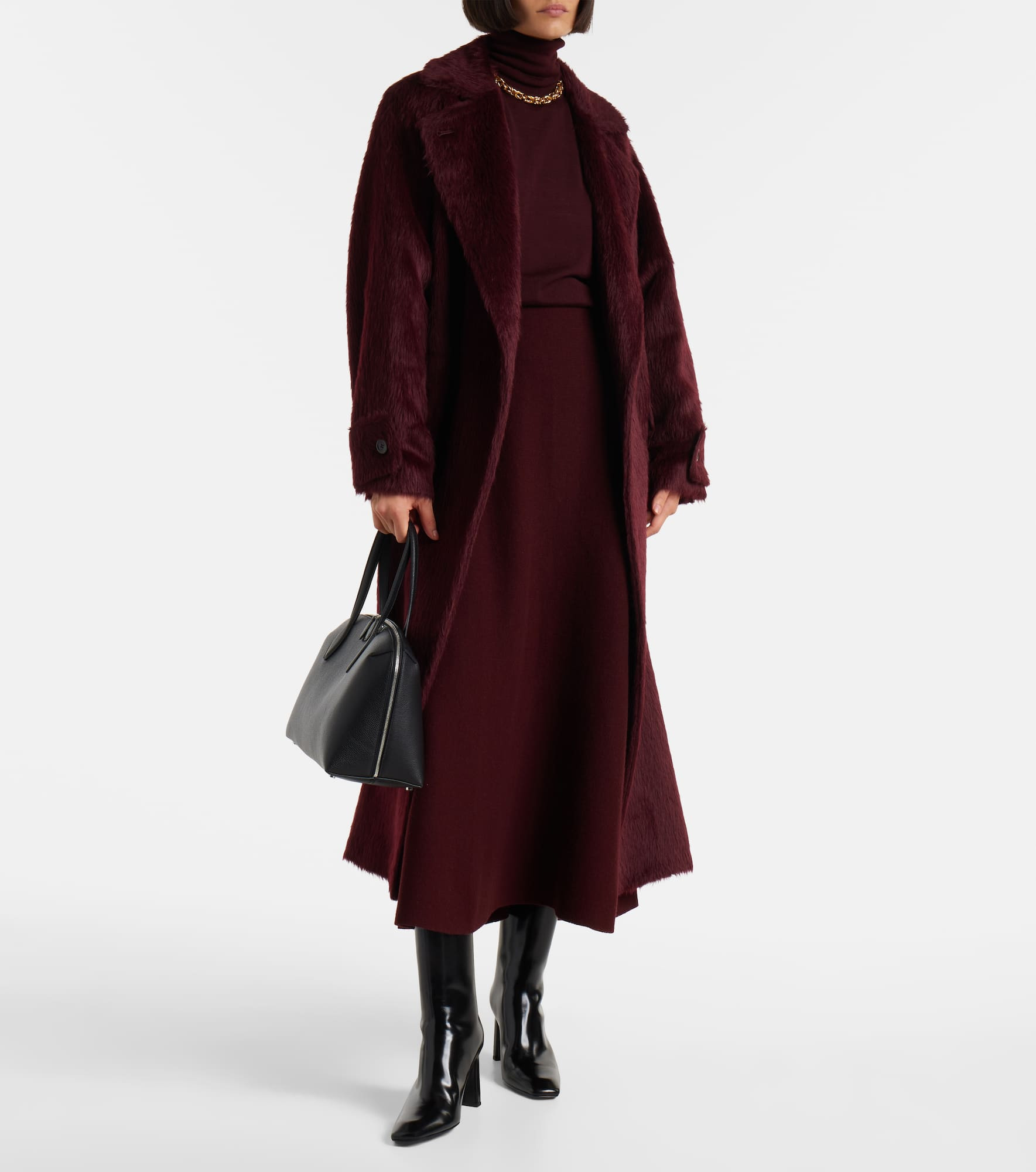 Giberna wool and cashmere maxi skirt - 2