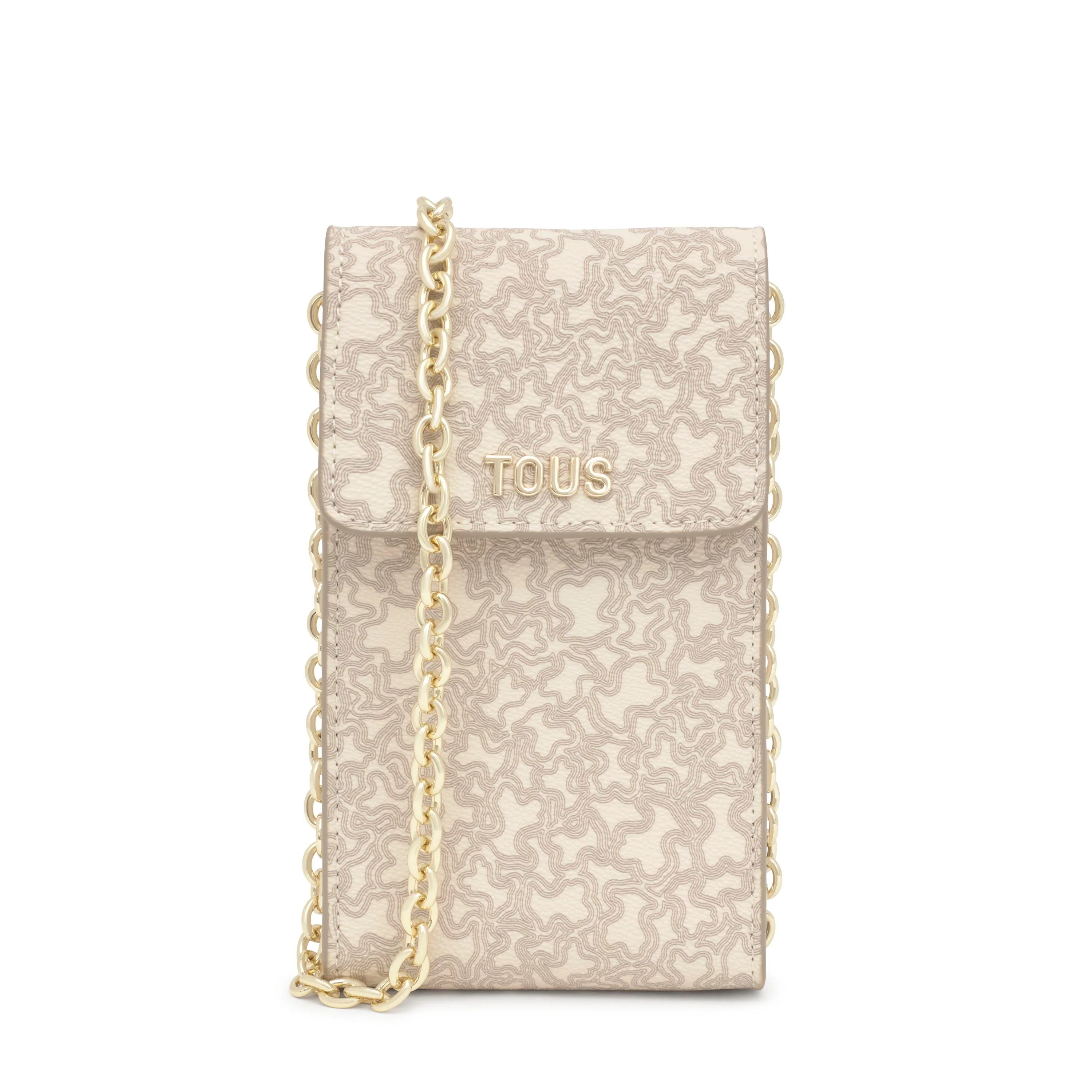 Beige hanging Phone case Kaos Mini Lines - 1