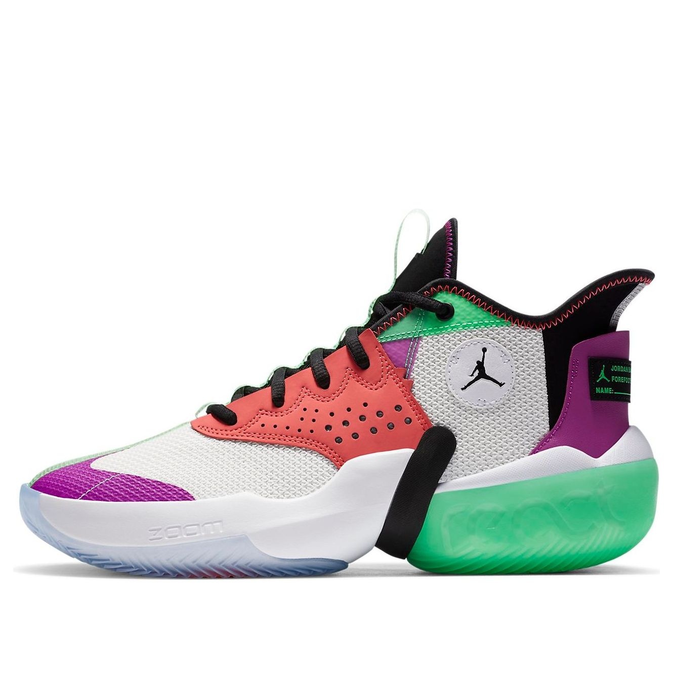 Air Jordan React Elevation PF 'White Hyper Violet' CK6617-101 - 1