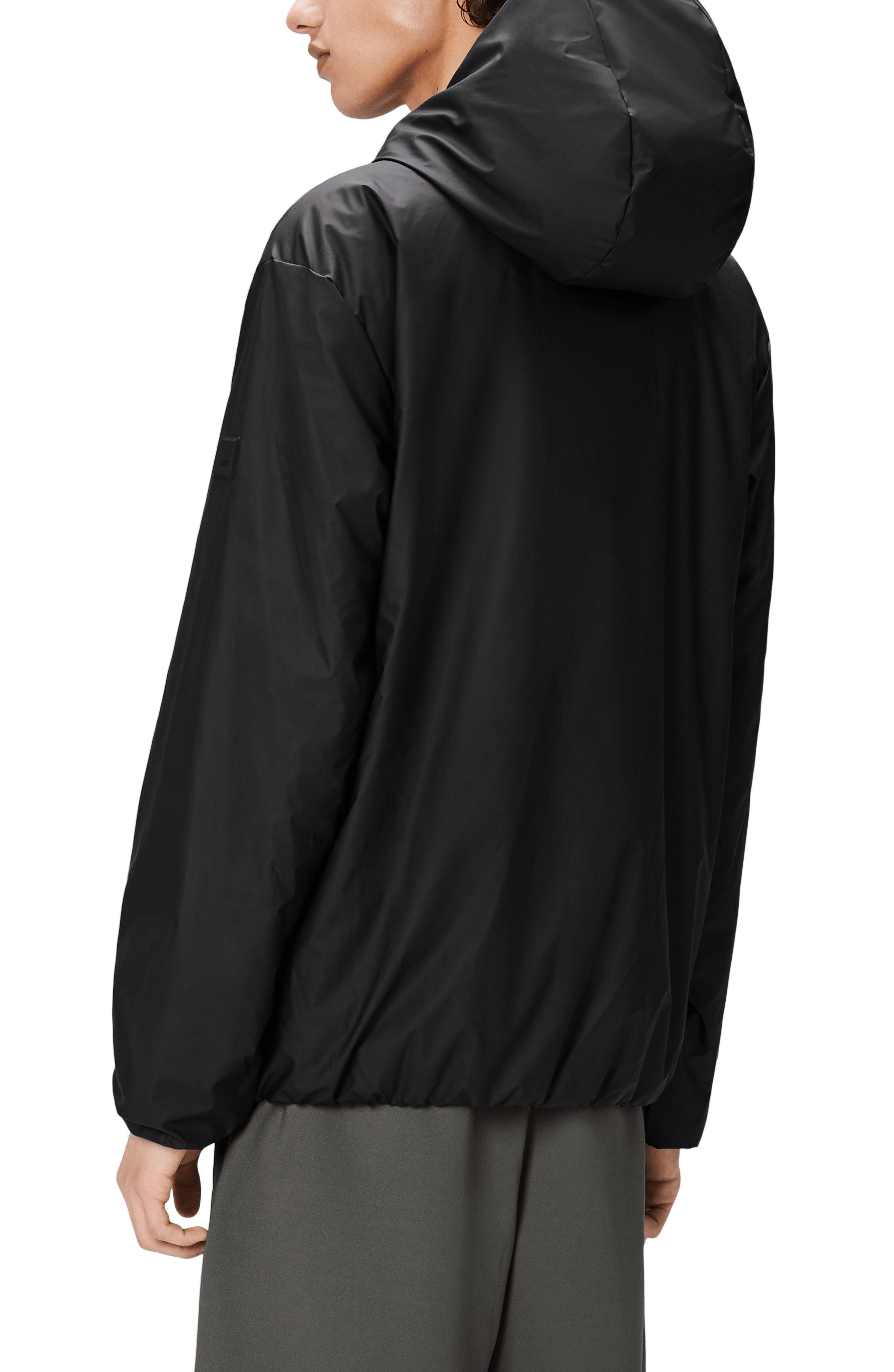 Rains Lohja Insulated Rain Jacket in Black at Nordstrom - 2