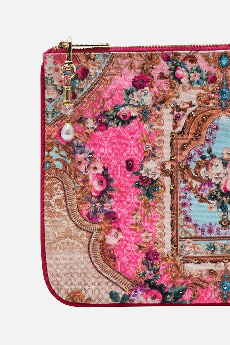 CAMILLA SMALL CANVAS CLUTCH outlook