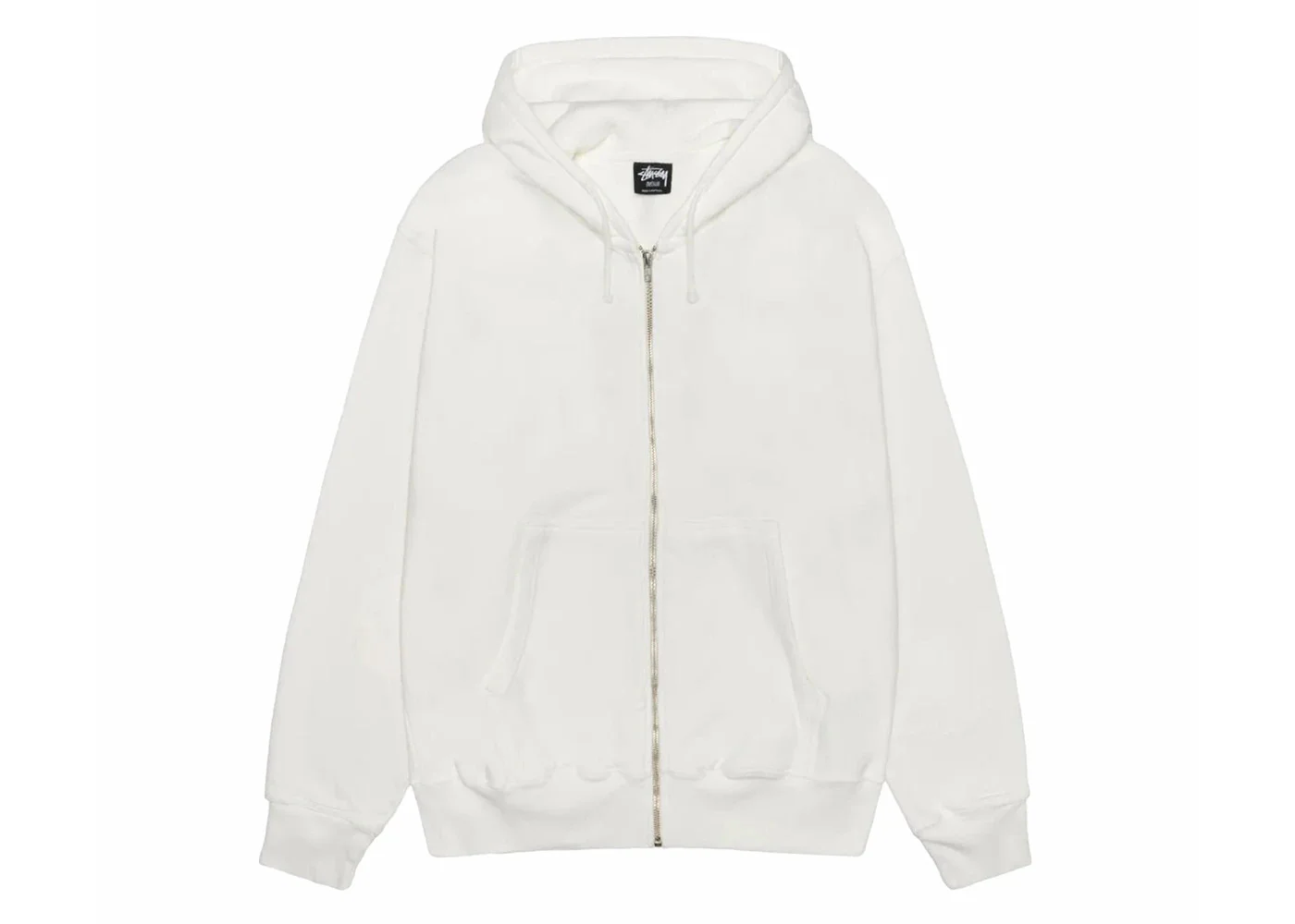 Stussy Buana Pigment Dyed Zip Hoodie Natural - 1