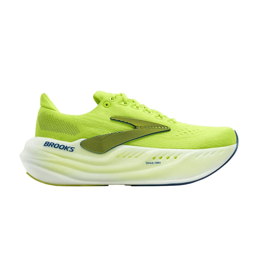 Brooks Glycerin Max Lime Navy Peony White - 1