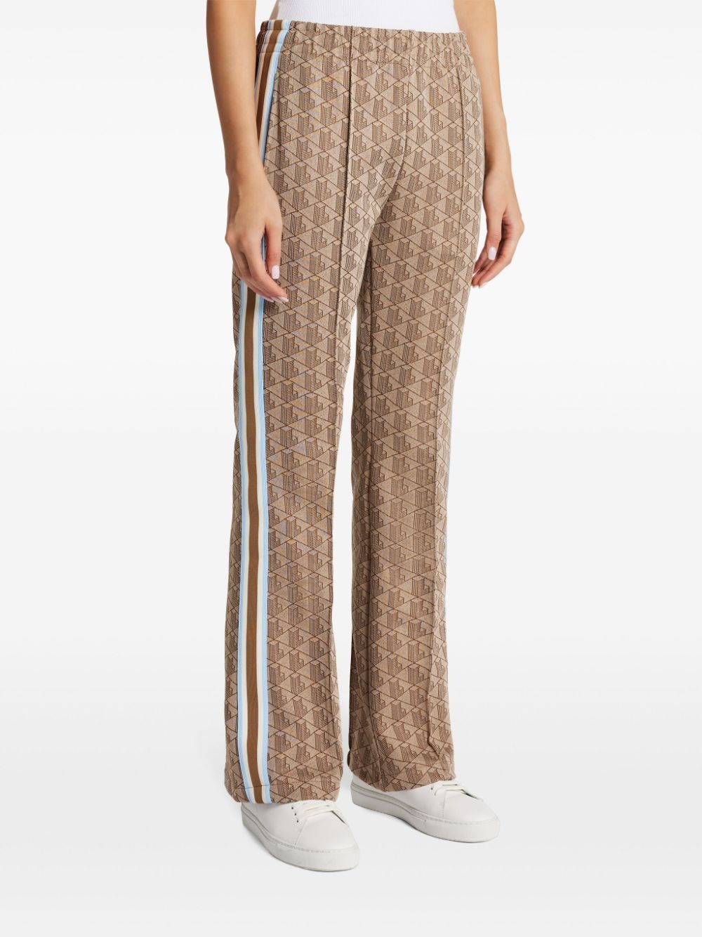 monogram-pattern track pants - 3